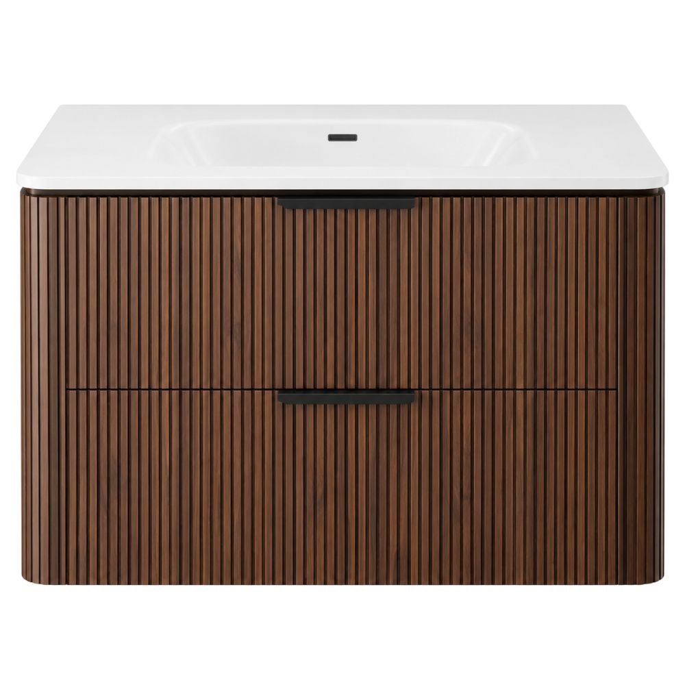 Allsumhome Pre-Assembled Floating Vanity