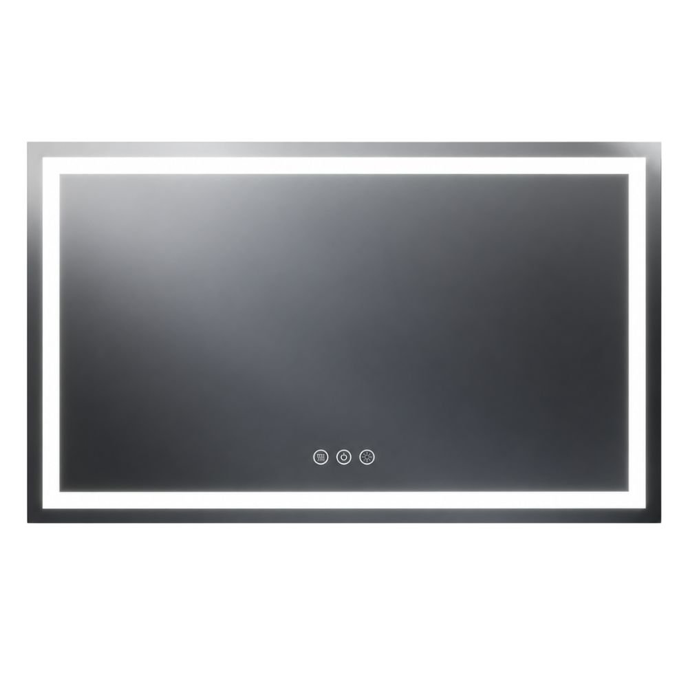 All Sum Home Apex LED Heated Mirror, Dual Lighting