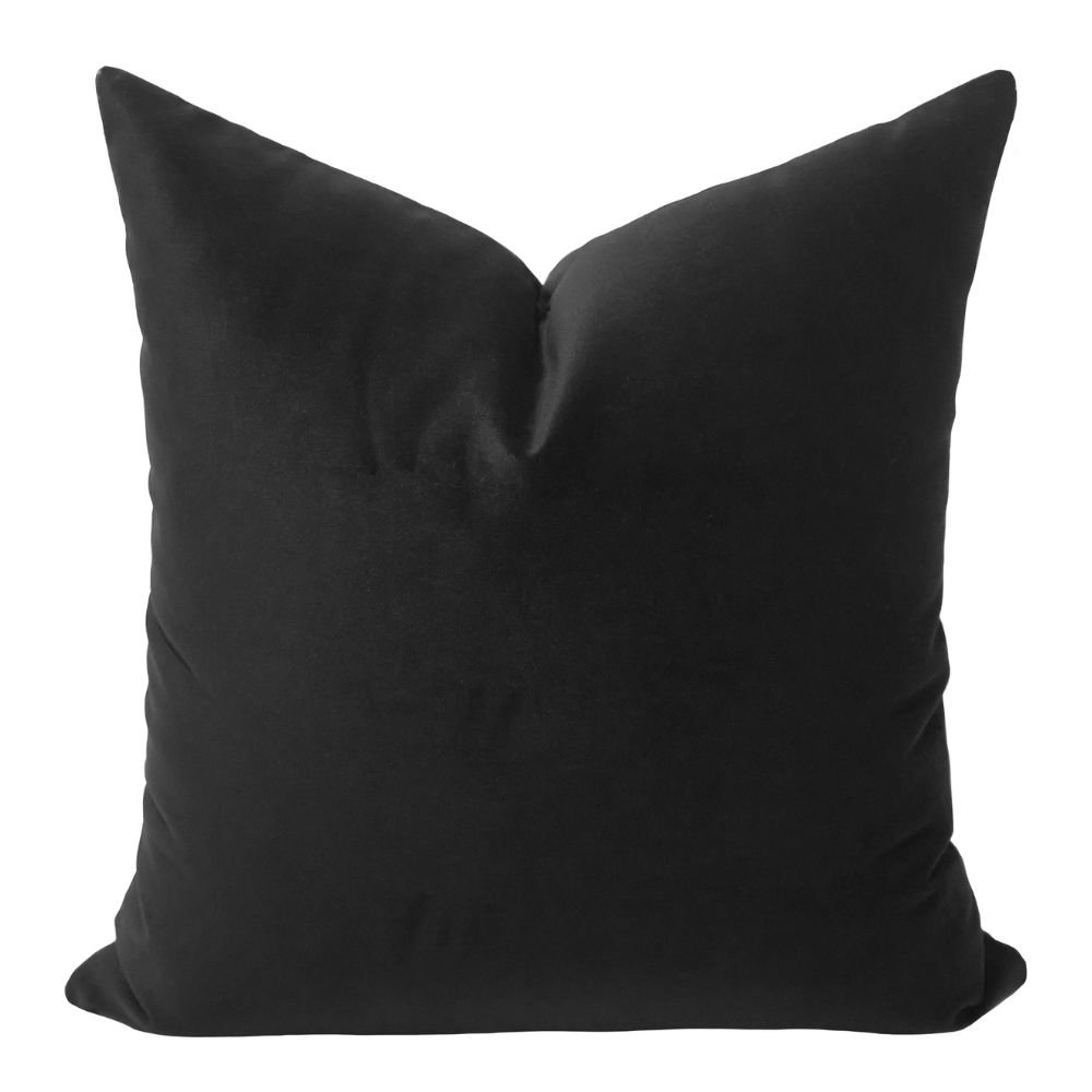 Hackner Home Noir Velveteen Pillow Cover