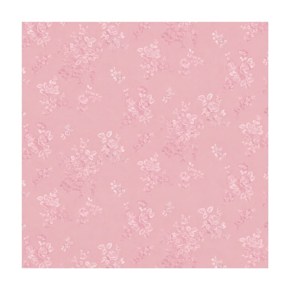 Lativo Silk Pink Embossed Floral Peel and Stick Wallpaper, 17.7 x 118 in