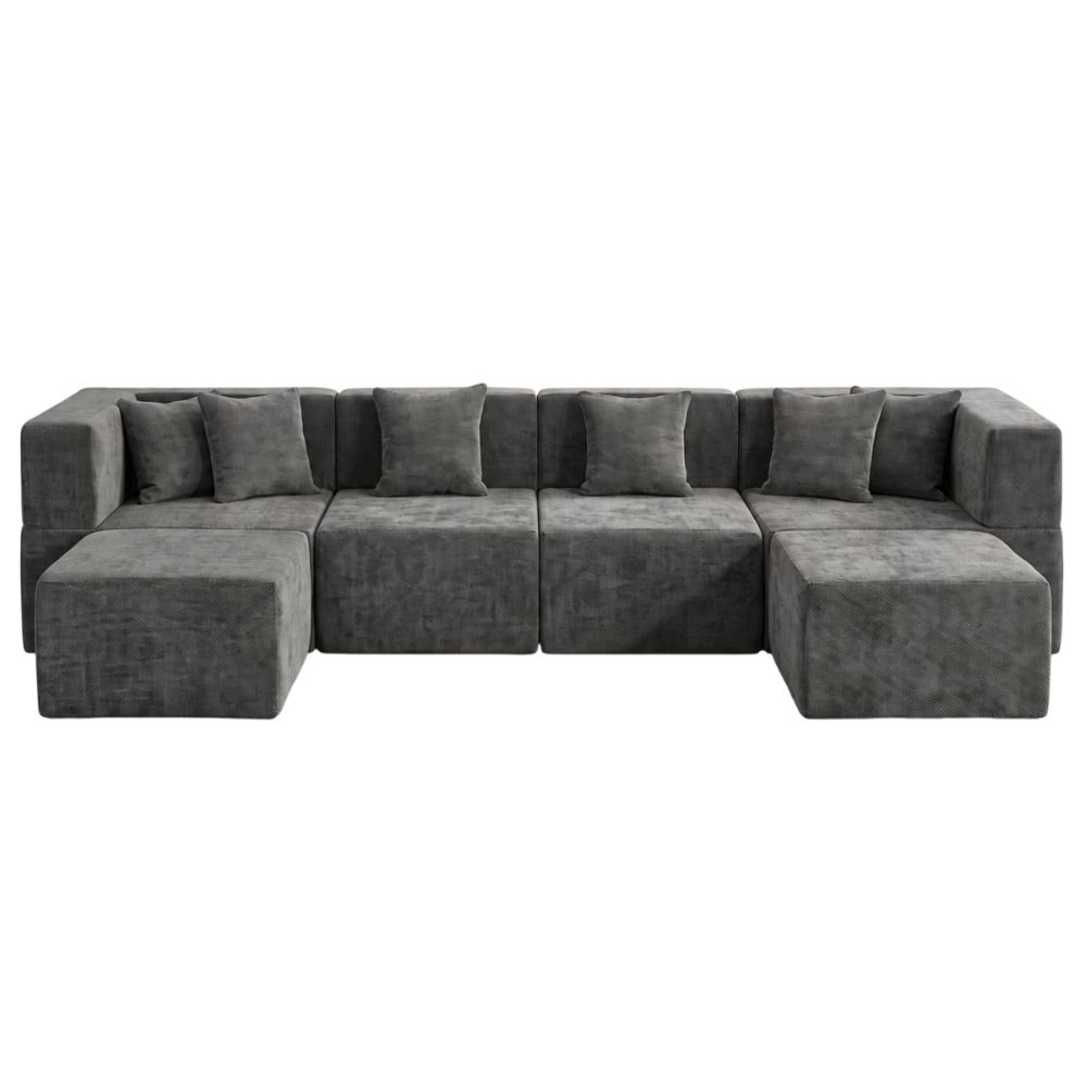 monvane U-Shaped Modular Couch