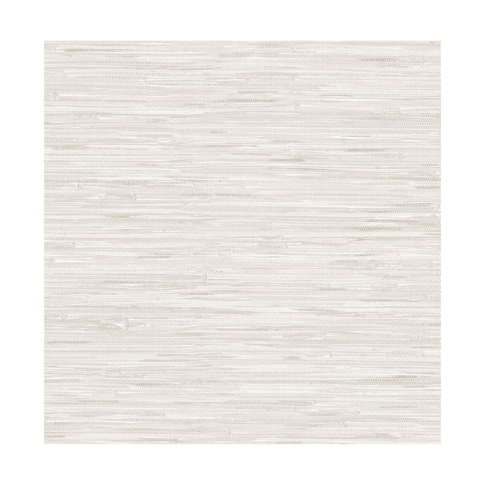 NuWallpaper by WallPops Cream Vinyl Grassweave Peel & Stick Wallpaper
