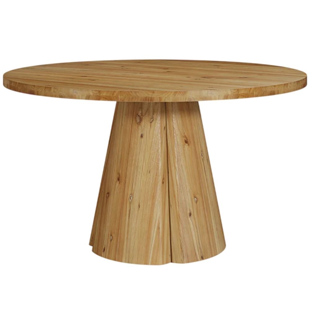 Tribesigns Solid Wood Round Dining Table