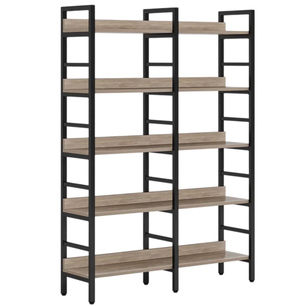 Tribesigns Double Wide 5-Tier Bookshelf