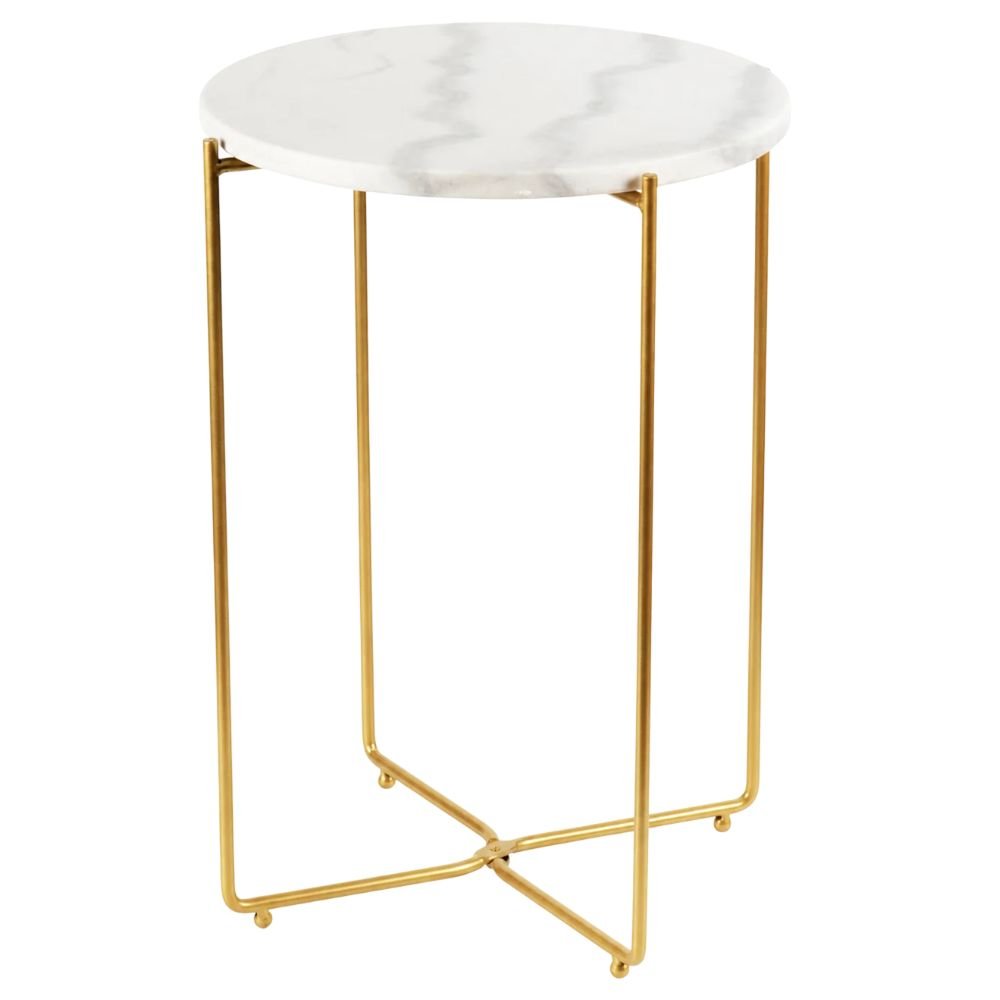 ALPOME Round Marble Side Table