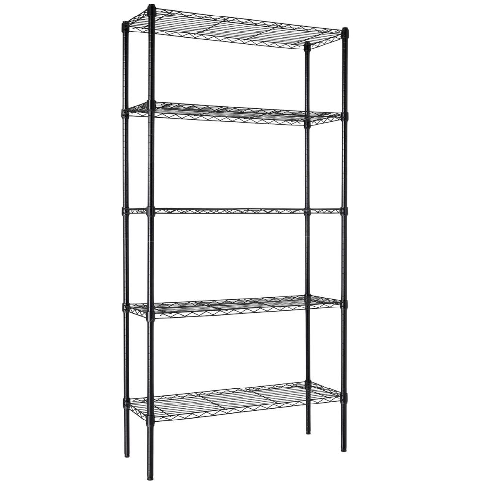 Amazon Basics 5-Shelf Steel Wire Storage Shelves