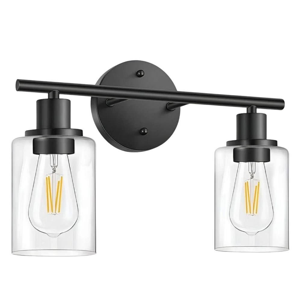 Dazuma Industrial Plug-In Glass Wall Sconce