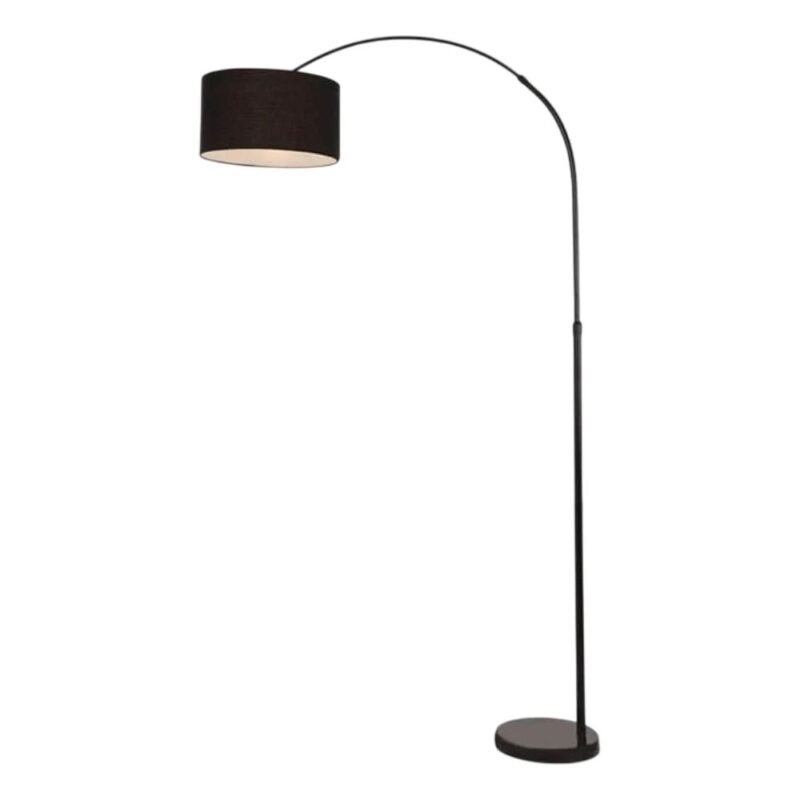 Dazuma Marble Base Arc Floor Lamp
