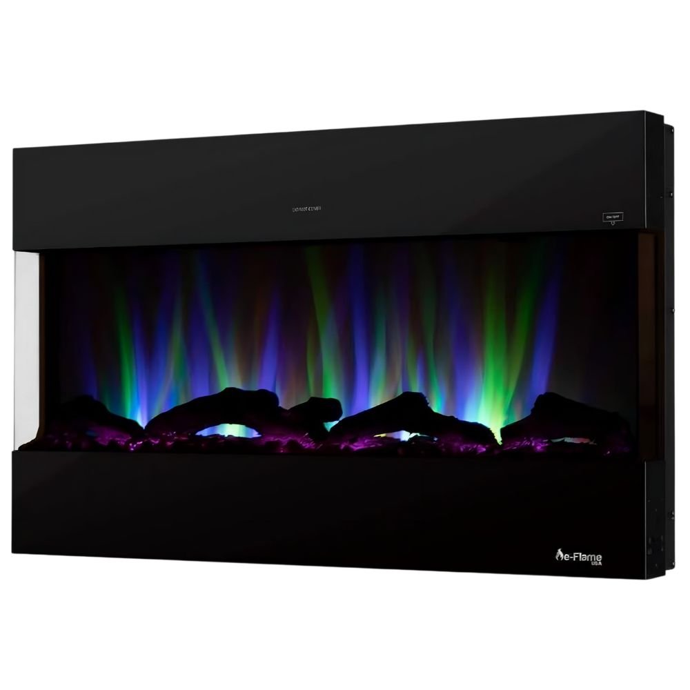 e-Flame USA Hampshire Wall-Mount Electric Fireplace