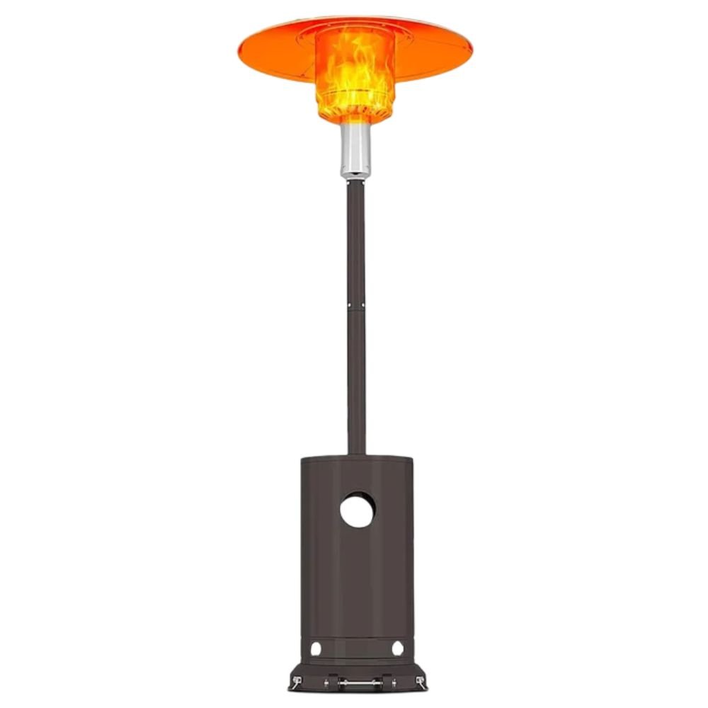 Garvee Propane Patio Heater With Wheels, Bronze