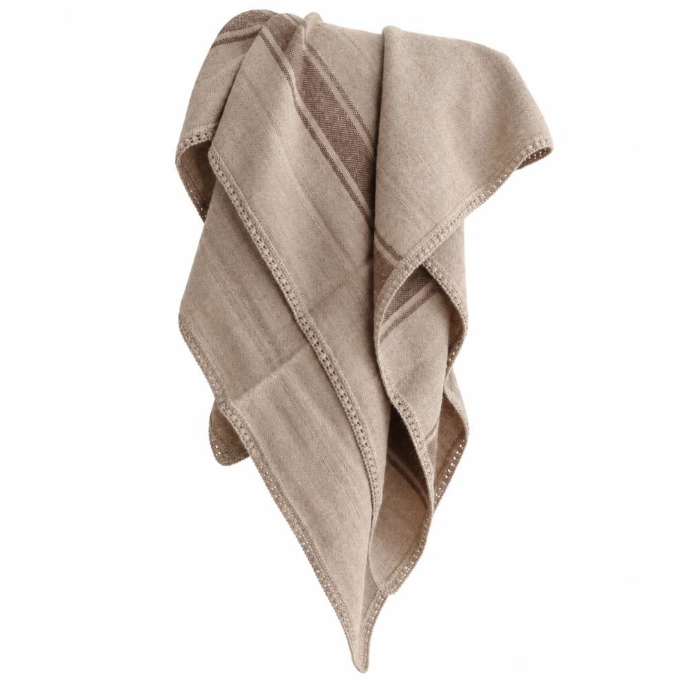 Hackner Home Crocheted Edge Baby Alpaca Throw
