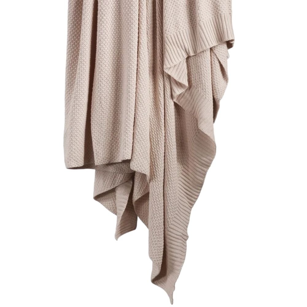 HiEnd Accents Cotton Knit Throw
