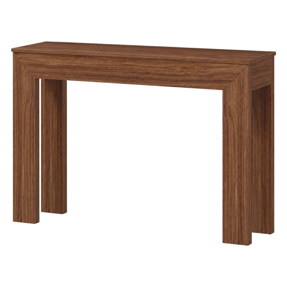 HOMCOM Modern Console Table, Walnut