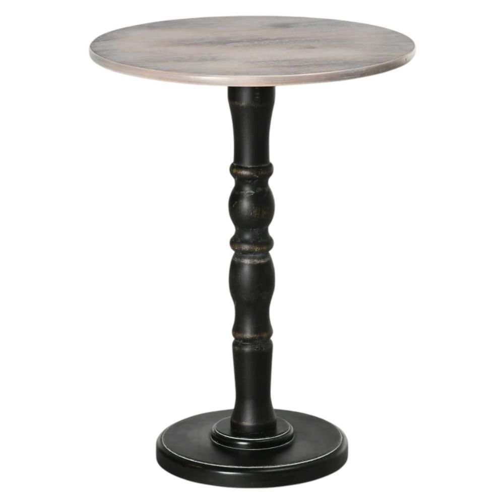 HOMCOM Round Pedestal Side Table