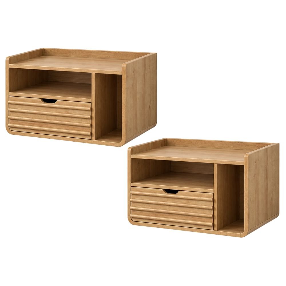 Maupvit Floating Nightstand Set of 2