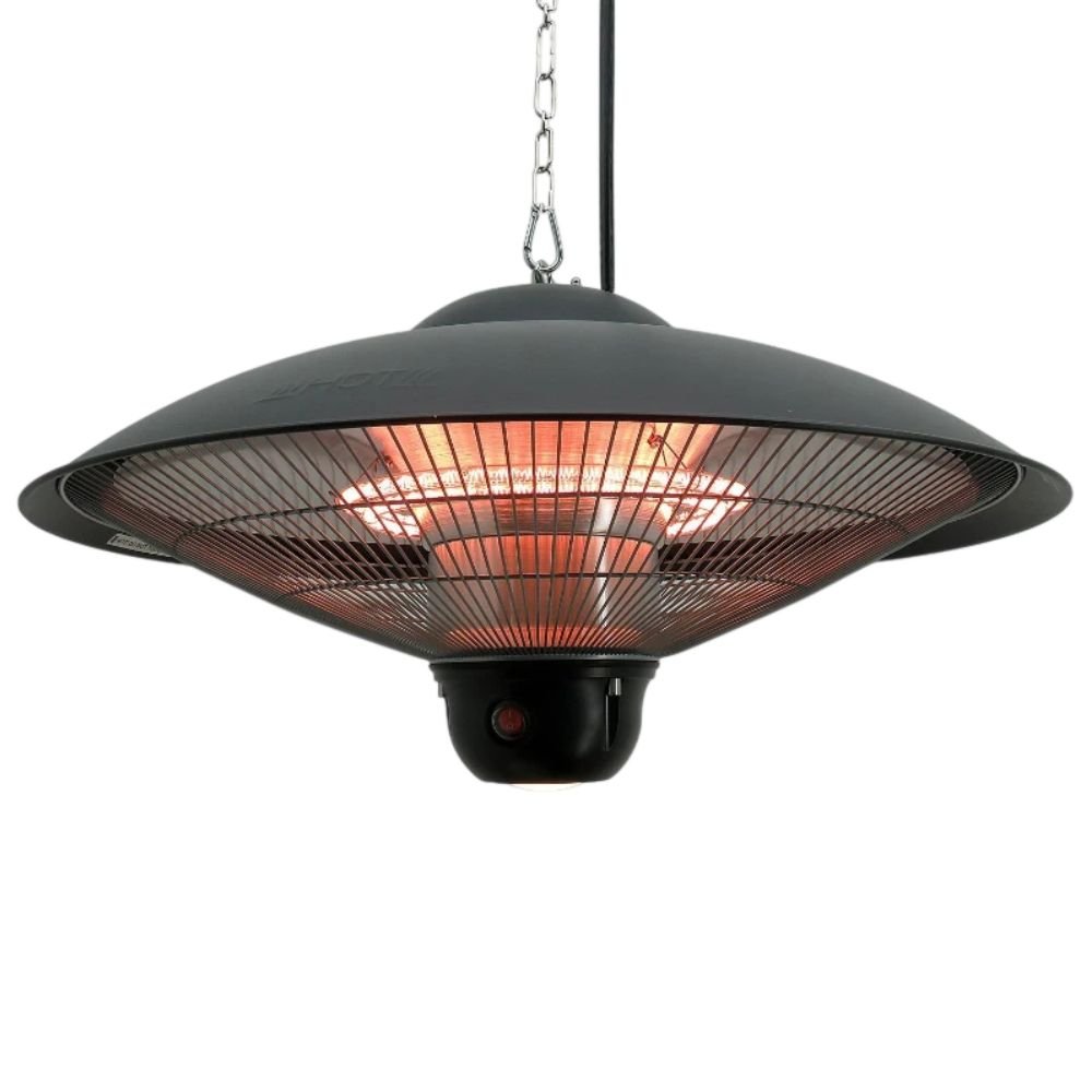 Outsunny Ceiling-Mounted Electric Patio Heater With LED Light