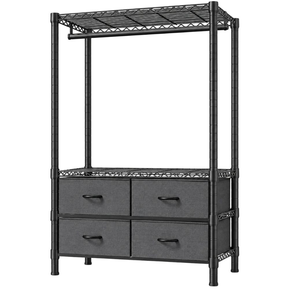 Raybee Closet Organizer With Four Drawers