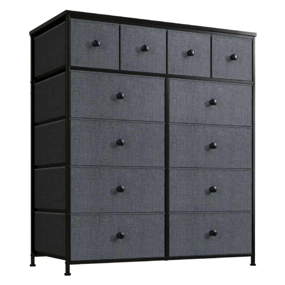 Reibii Dresser With 12 Fabric Drawers
