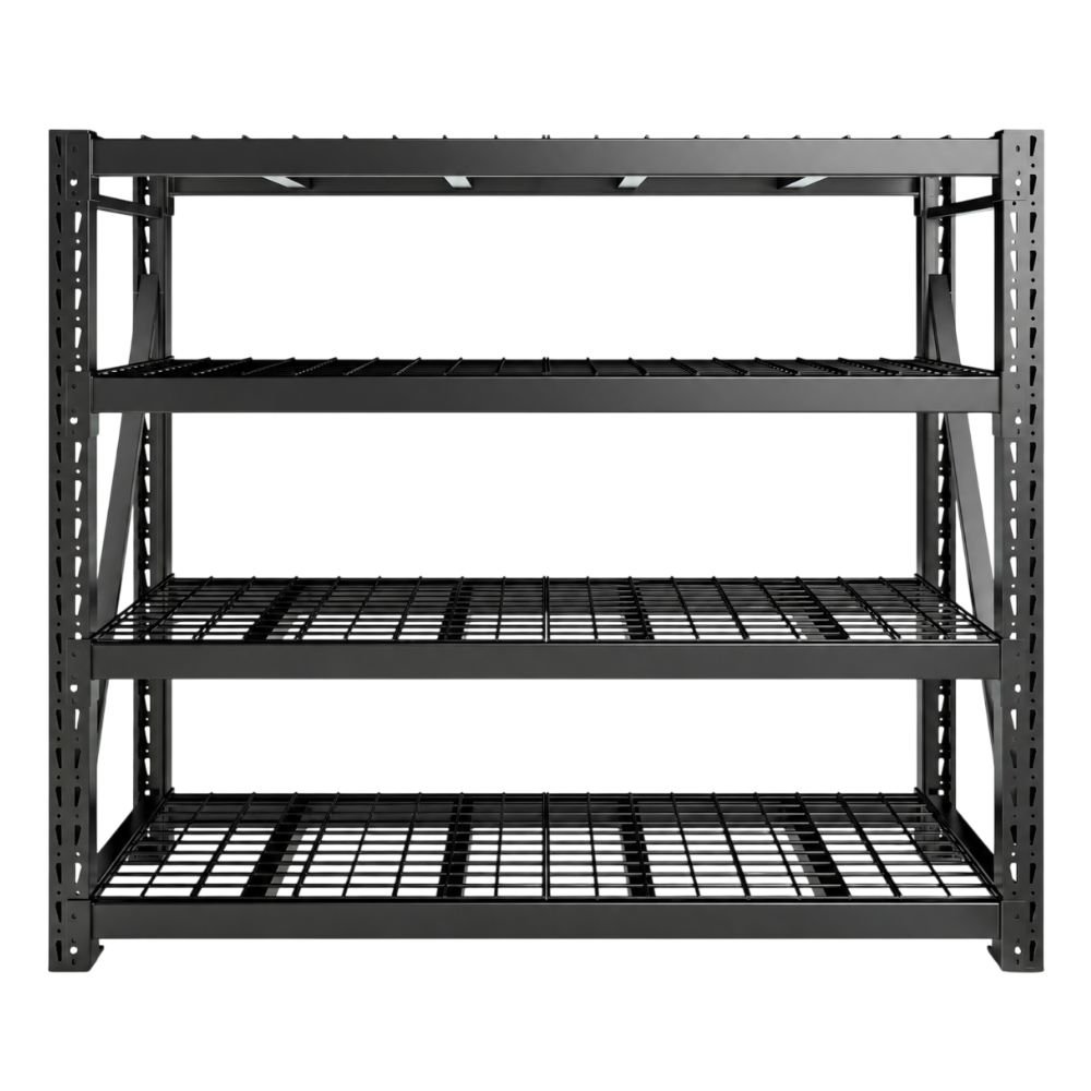 REIBII Welded Garage Shelving With Mesh Deck