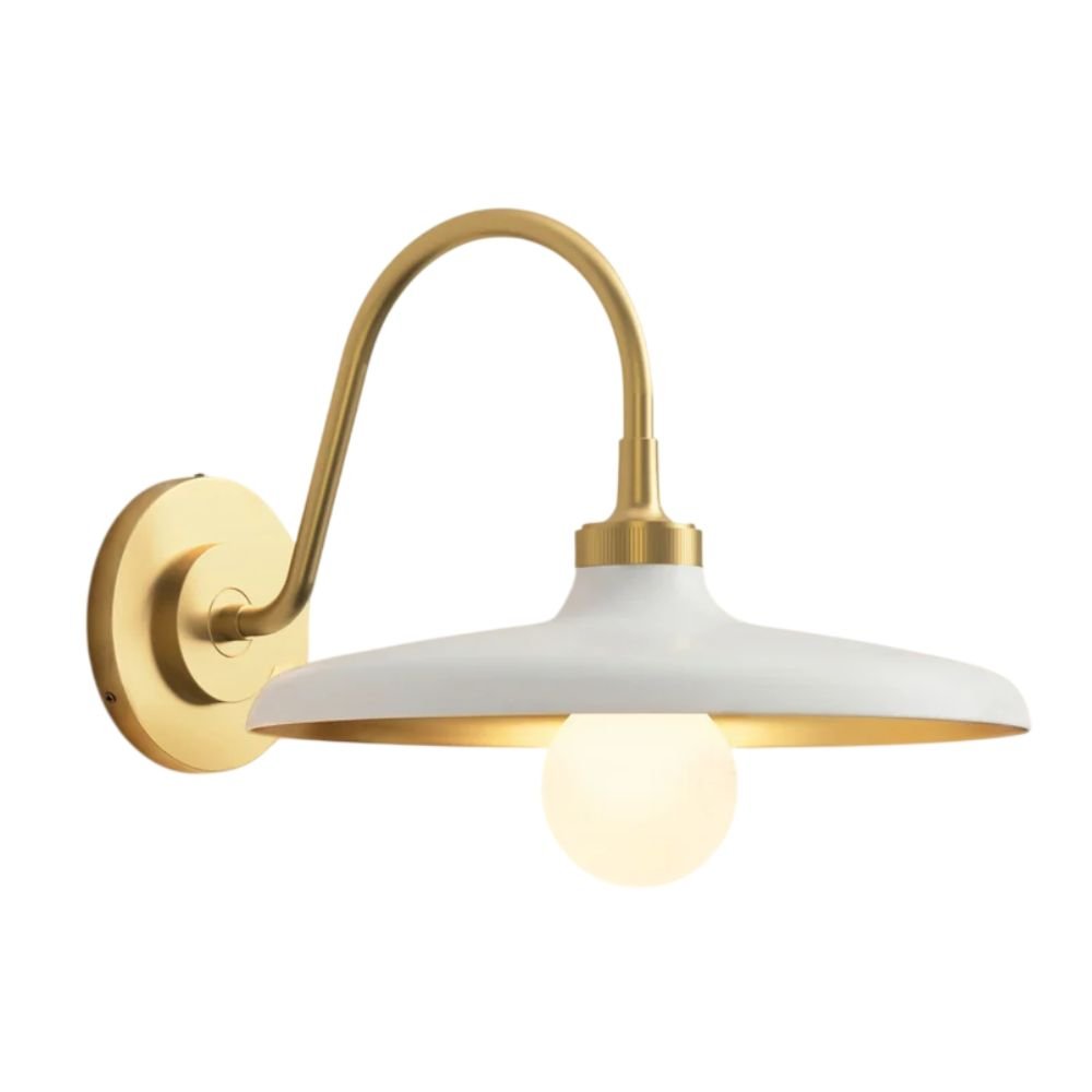 Rowabi Arcoris White Metal Sconce