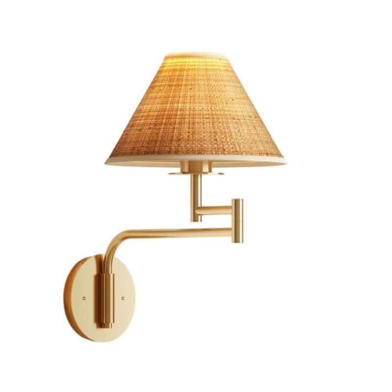 Rowabi Naia Rattan Sconce