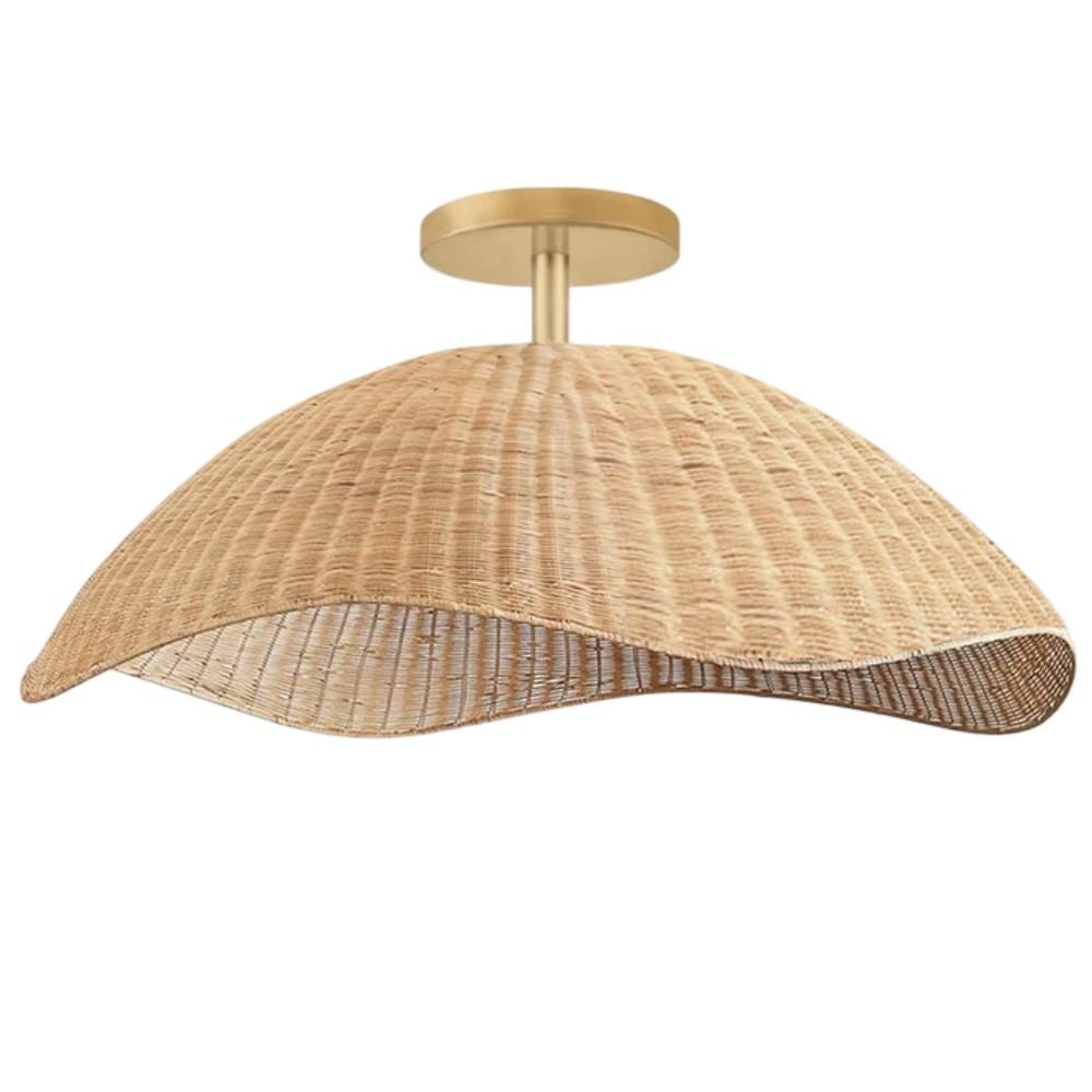 Rowabi Nana Rattan Flush Mount