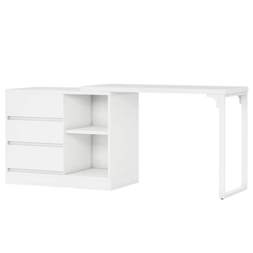 Tribesigns Makeup Vanity With 3 Drawers and Storage Shelves