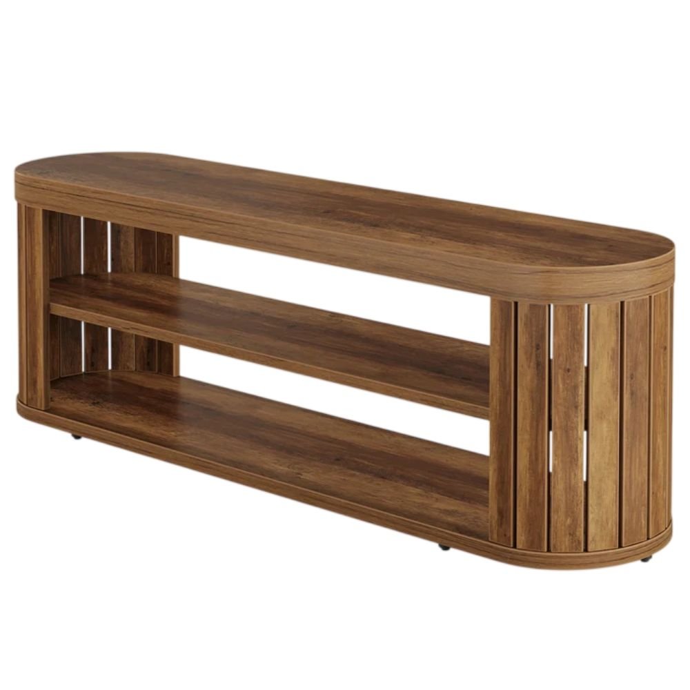 Tribesigns TV Stand With 2-Tier Open Storage
