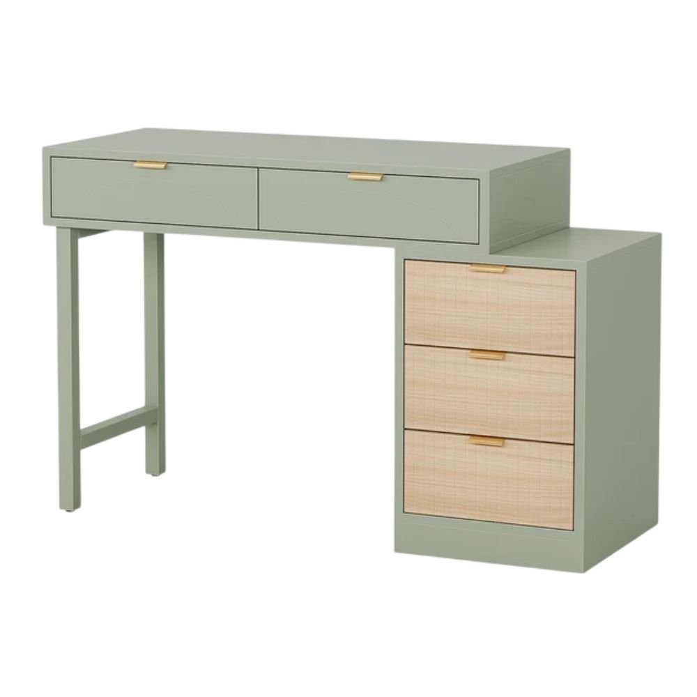 Tribesigns Rustic Makeup Vanity Table