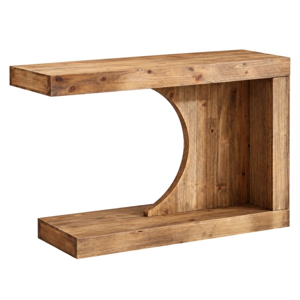 Tribesigns C-Shaped Console Table