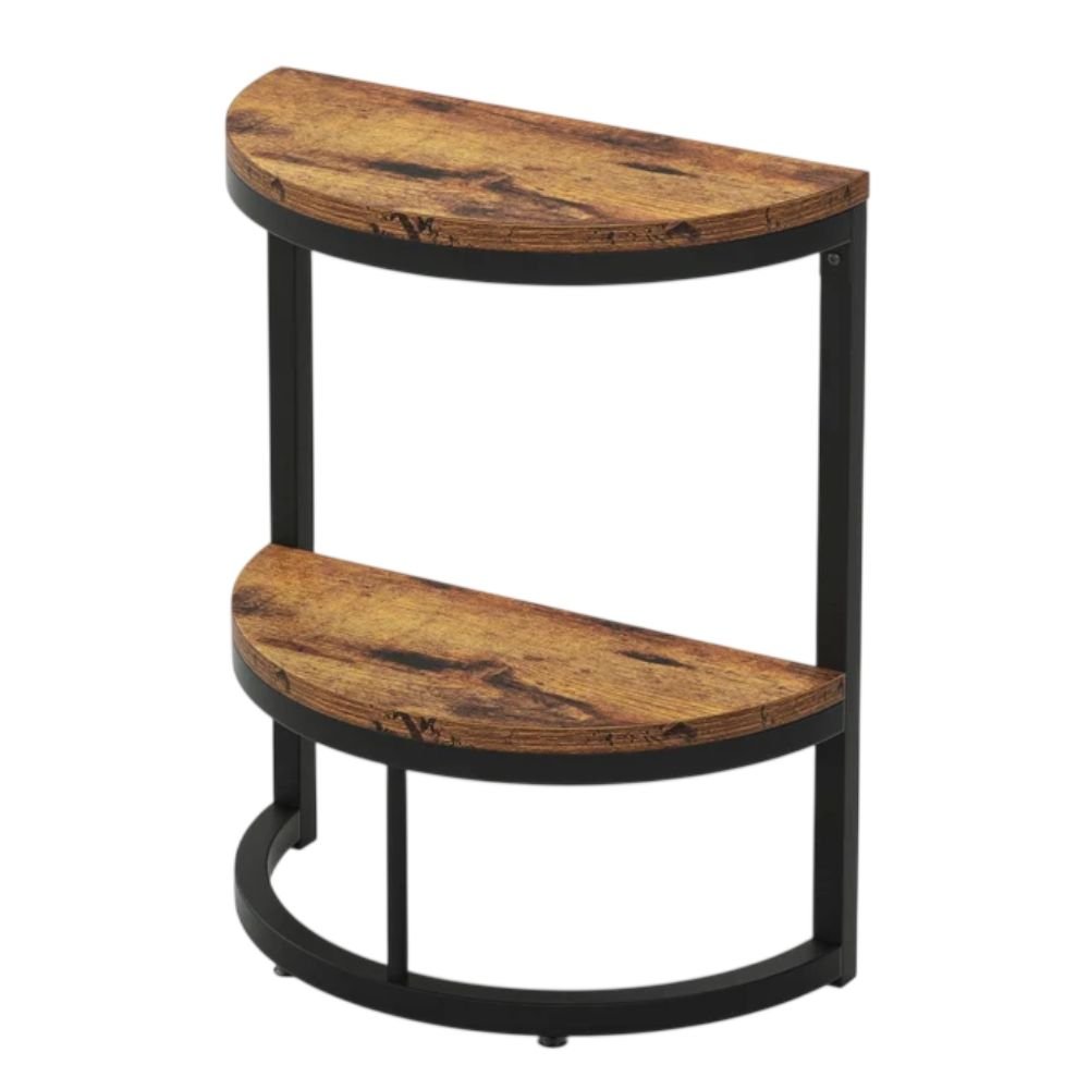 Tribesigns Half-Round End Table