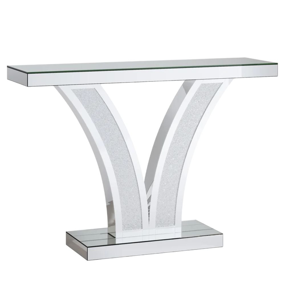 Tribesigns Mirrored Console Table